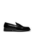Isabel Bernard Low-Top Sneaker - Vendôme Blandine Loafers - Gr. 39 (EU) - in Schwarz - für Damen - aus Leder & Gummi & Kalbsleder & Prägung