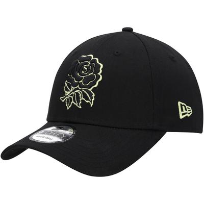 England Rugby New Era Neon Pop Rose 9FORTY Cap – Kinder – Schwarz Image