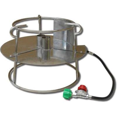 King Kooker 12 inch Stainless Steel Double Jet Cooker Package - Silver