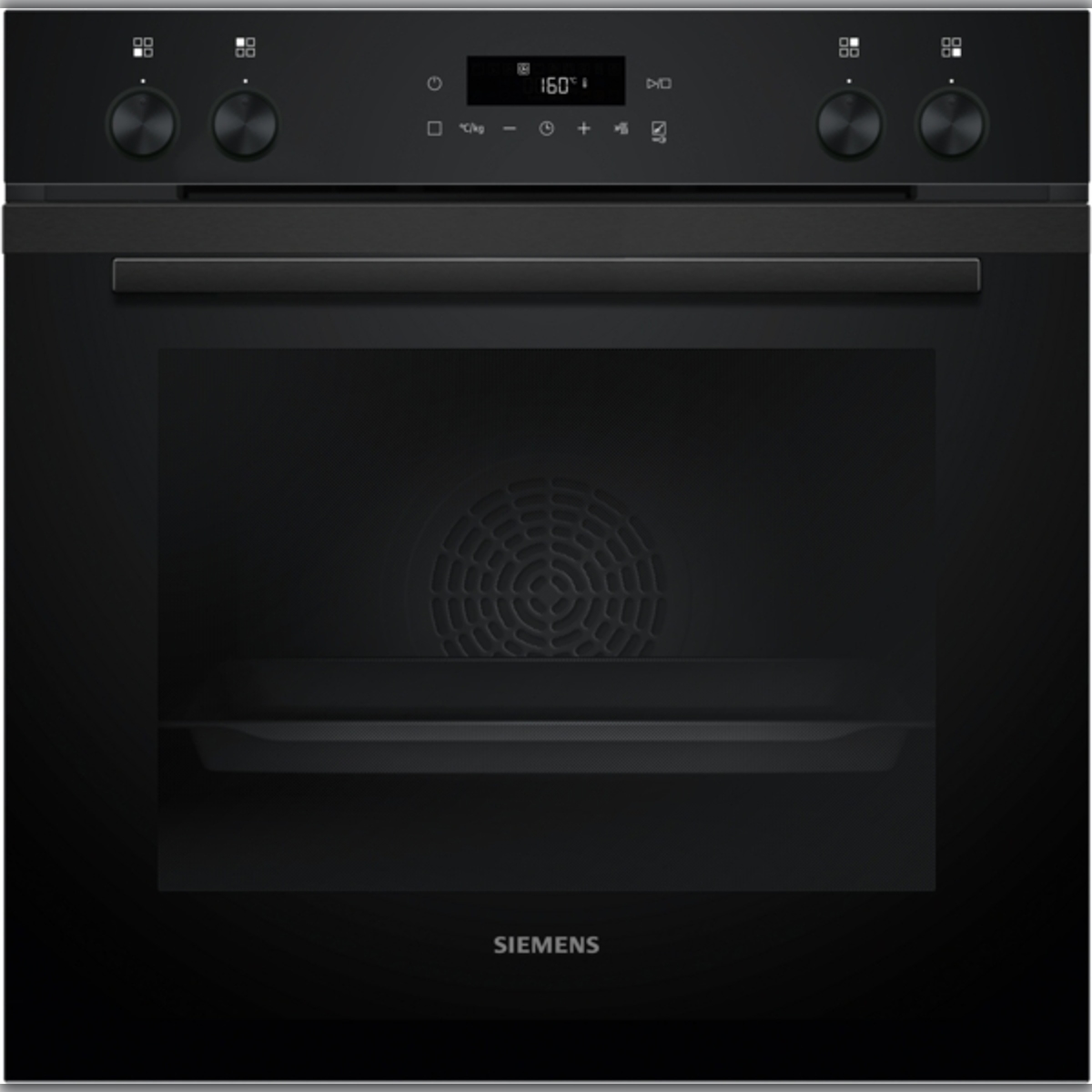 Siemens iQ300, Einbau-Herd, 60 x 60 cm, Deep black inox HE271ABB3 Image