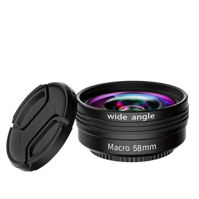 TEMU 49/52/58mm + Macro Camera Lens Attachment - Capture Stunning Photos With High-definition Clarity, Enhanced Creativity And For , , Cameras