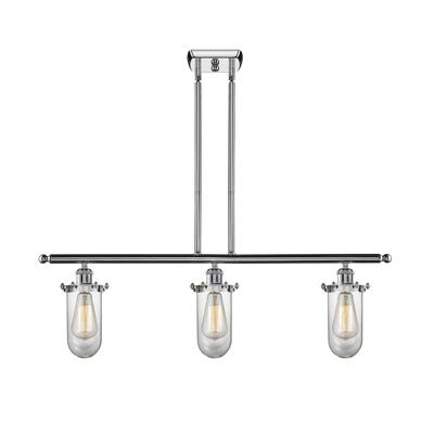Innovations Lighting Bruno Marashlian Kingsbury 36 Inch 3 Light LED Linear Suspension Light - 516-3I-BK-232-W-LED