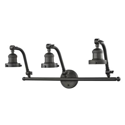 Innovations Lighting Bruno Marashlian Bare Bulb 26 Inch 3 Light Bath Vanity Light - 515-3W-OB
