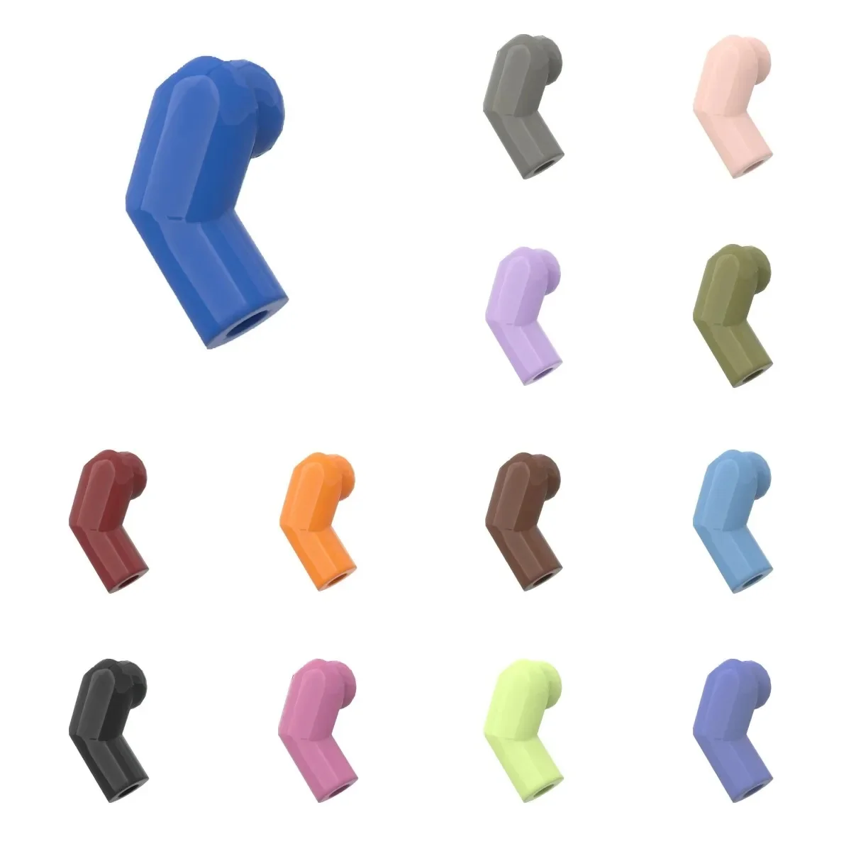 100 Stück DIY MOC für 982 Bausteinteile für Karosserieteil Arm, rechts Image