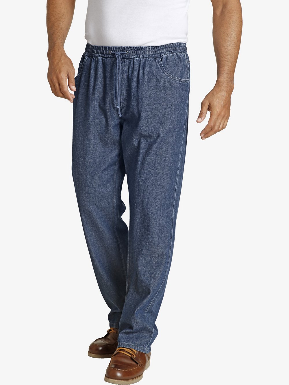 Jan Vanderstorm Schlupfjeans Herren blau, 42-32 Image