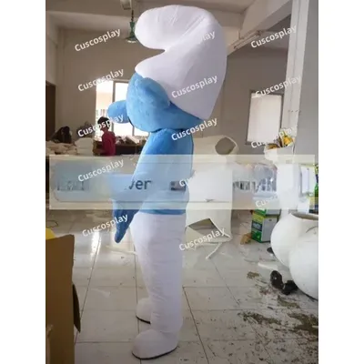 Neue erwachsene heiße Verkauf Schaum blau Plüsch Puppe Phantasie Cartoon Maskottchen Kostüm Weihnachten Kostüm Halloween Party Maskottchen Kostüm Image