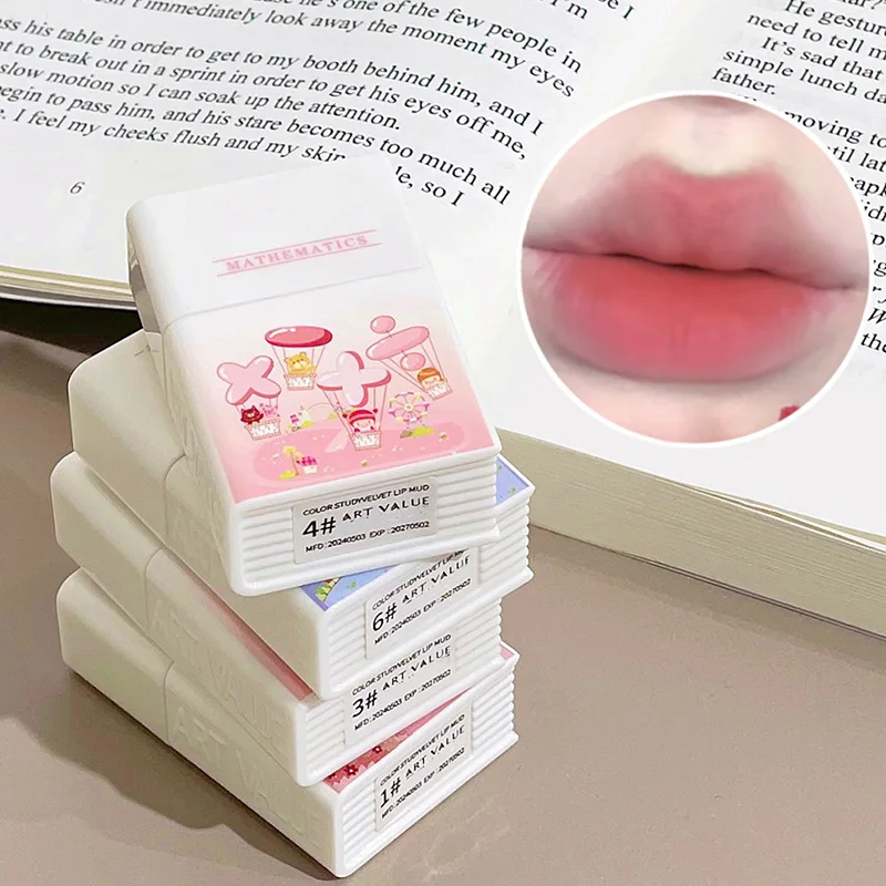 Yan lernen Samt Lippen Ton neue japanische und koreanische Farbe Lippen glasur Make-up Image