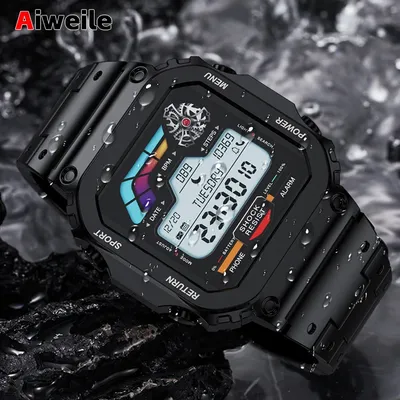Smart Watch Man High-End Connected Watch Aiweile AW39 Replik Sportmodi Bluetooth Anruf DIY Image