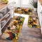 Rooster Kitchen Floor Mat Decor Chicken Farmhouse Kitchen Rugs Decorations for Home Decoration