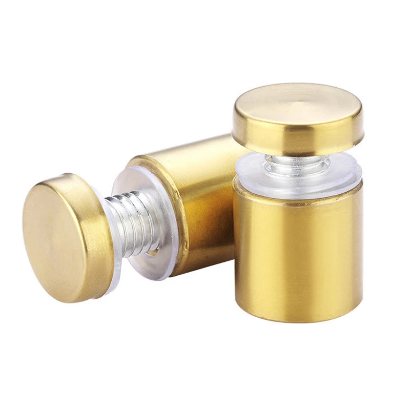 Edelstahl 12mm Werbung Befestigungs schraube Acryl Bilderrahmen Glas Zeichen Abstands halter Nagel Wand halterung Abstands halter Packung mit 40 Stück Image