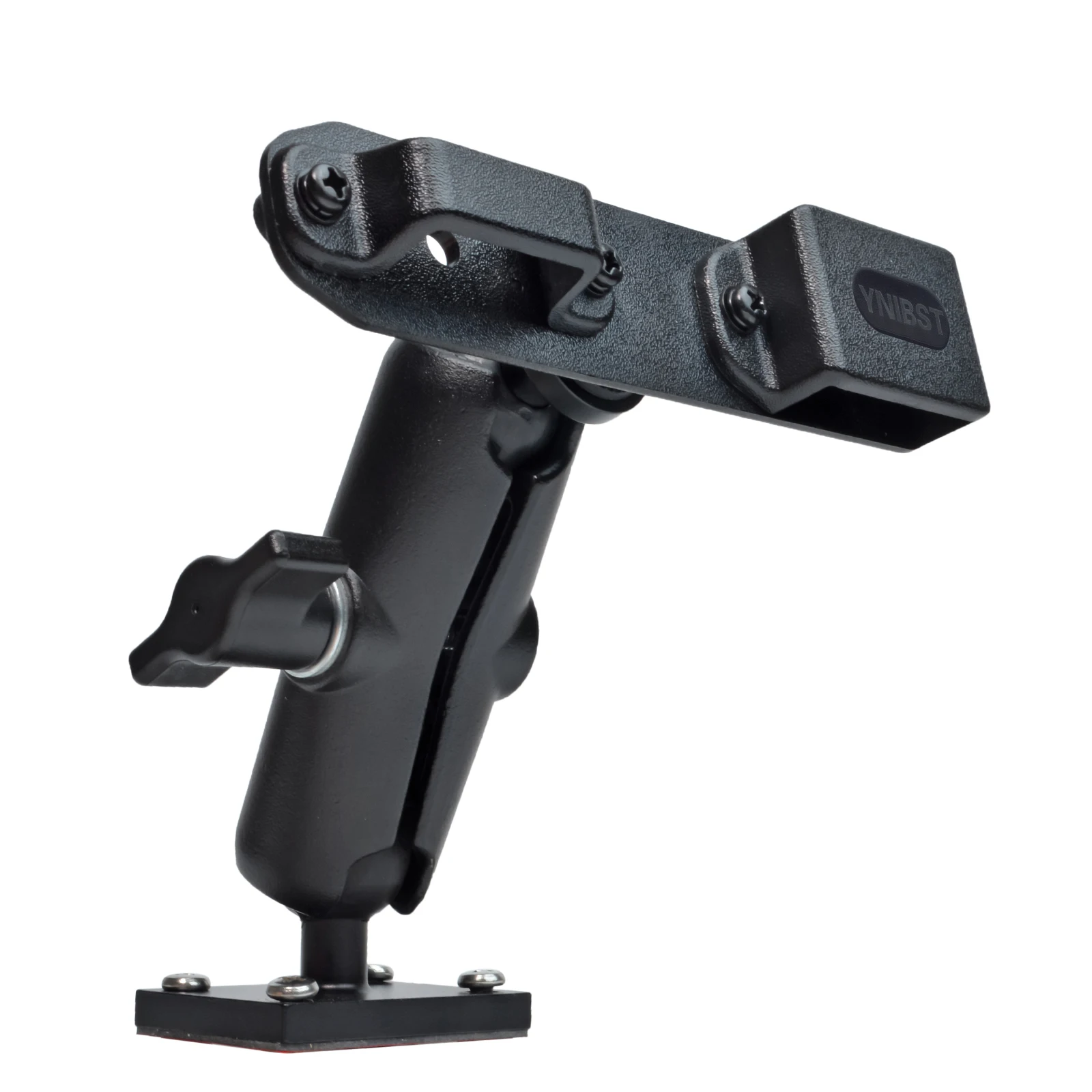 Handheld-Radio halterung und Lautsprecher-Mikrofon halter mit selbst schneidenden Schrauben für Hand funkgerät und Schulter lautsprecher (mit Gürtel clip) Image