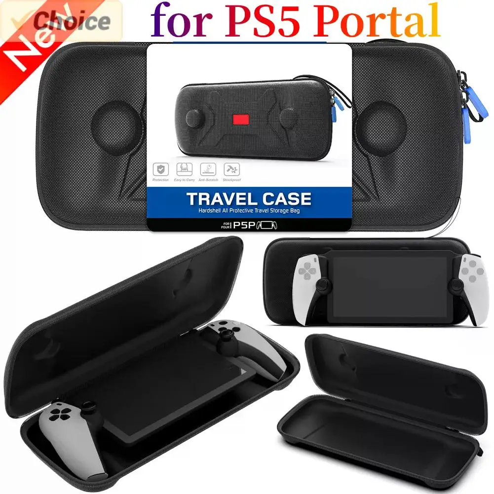 Portable Carrying Case for PS Portal Hard Storage Bag Protective Cover TemperedFilm Game Accessory For Sony PlayStation 5 Portal
