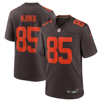 Cleveland Browns Nike Game Ausweichtrikot - Braun - David Njoku - Herren Image