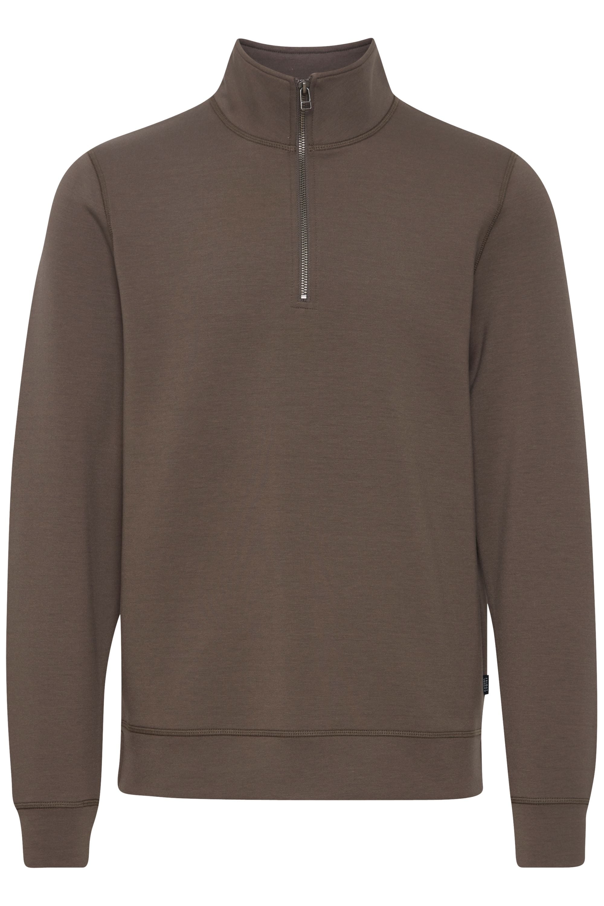 Troyer CASUAL FRIDAY "Troyer CFSebastian", Herren, Gr. M, braun (major braun), Obermaterial: 80% Viskose CV. 13% Polyester PES. 7% Elasthan EL., Pullover Troyer