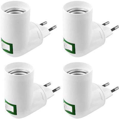4 Stück E27 mit Schalterfassung, ac 220 v, Steckdose für Wand, Küchenlampen-Adapter, Image