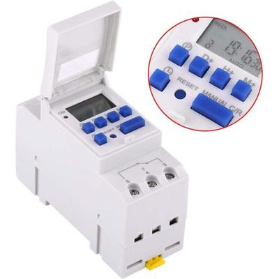 Lycxames - LCD-Timer, wöchentlicher elektrischer Zeitplaner, digitaler Zeitschaltuhr, 15 a (220 v) Image