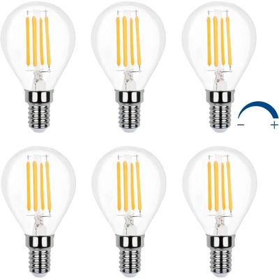 LED-Kugelbirne, E14 warmweiß 2700 K, dekorative E14-Kugel-LED-Glühbirne, G45 E14 LED 4 W, Image