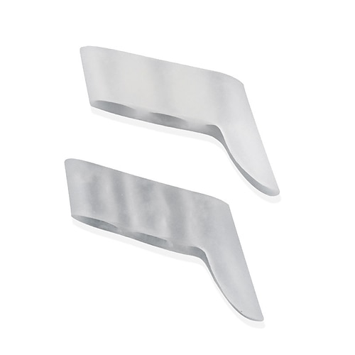 Silikon-String-Sandale Zehenflip Großzehenspreizer Kissen Ballenpolster Hartsilikon Zehentrenner 3-Loch Hallux Valgus Orthopädische Abstandshalter Hallux Valgus Überlappender Hammer Fußkorrektor Image