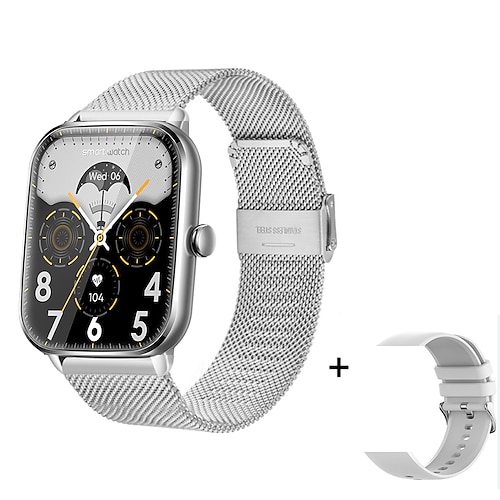 neue Bluetooth-Anrufe Smart Watch 1,9 Zoll Full-Touchscreen Männer Frauen Fitness-Armband benutzerdefiniertes Zifferblatt für Android iOS Smartwatch Menbox Image