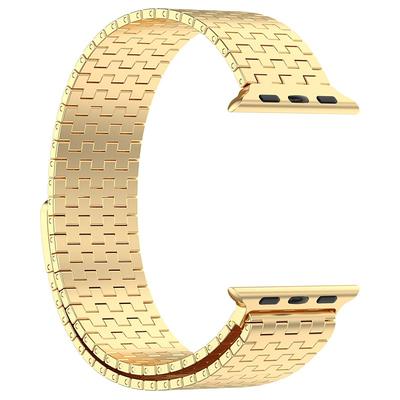 Solo Loop Compatible with Apple Watch band 38mm 40mm 41mm 42mm 44mm 45mm 49mm Magnetic Clasp Adjustable Stainless Steel Strap Replacement Wristband for iwatch Ultra 2 Series 9 8 7 SE 6 5 4 3 2 1