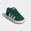 Sneaker ADIDAS ORIGINALS "CAMPUS 00S COMFORT CLOSURE ELASTIC LACES KIDS", Kinder, Gr. 27, grün (dunkelgrün, cloud weiß, gum 2), Leder, Synthetik, sportlich, Schuhe, für Kinder