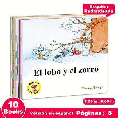 TEMU Set Of 10, Spanish Picture Books With Ten Short Stories - Published By Sunshine Children's Educational Association - Release Date: 2023-06-15