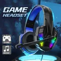 Cuffie da gioco cablate USB da 3,5 mm per PS4 PS5 Xbox One PC portatile Cuffie da gioco stereo HiFi Bass con microfono con cancellazione del rumore