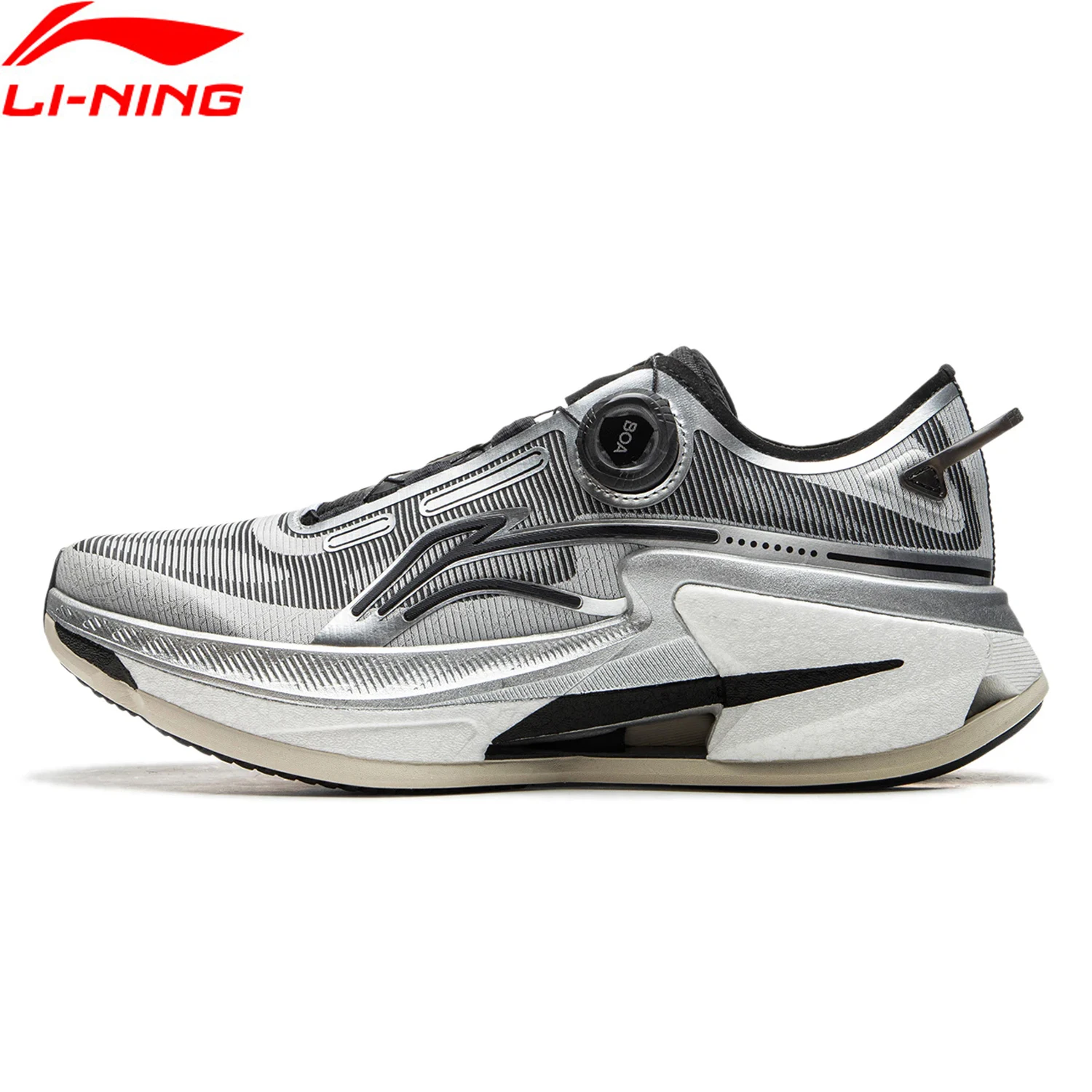 Li-Ning Männer FURIOUS RIDER 8 PRO Stabilität Laufschuhe BOOM Kissen Unterstützung Sport Schuhe Futter Anti-slip Turnschuhe ARZU005