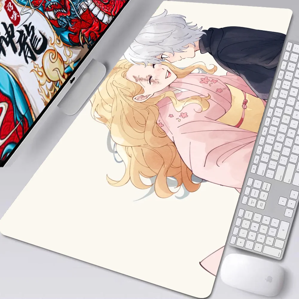 1pc Manga Hells Paradise Maus Matte Schreibtisch Matte Mit Pad Gaming Zubehör Prime Gaming XXL Tastatur Pad Polsterung Matte
