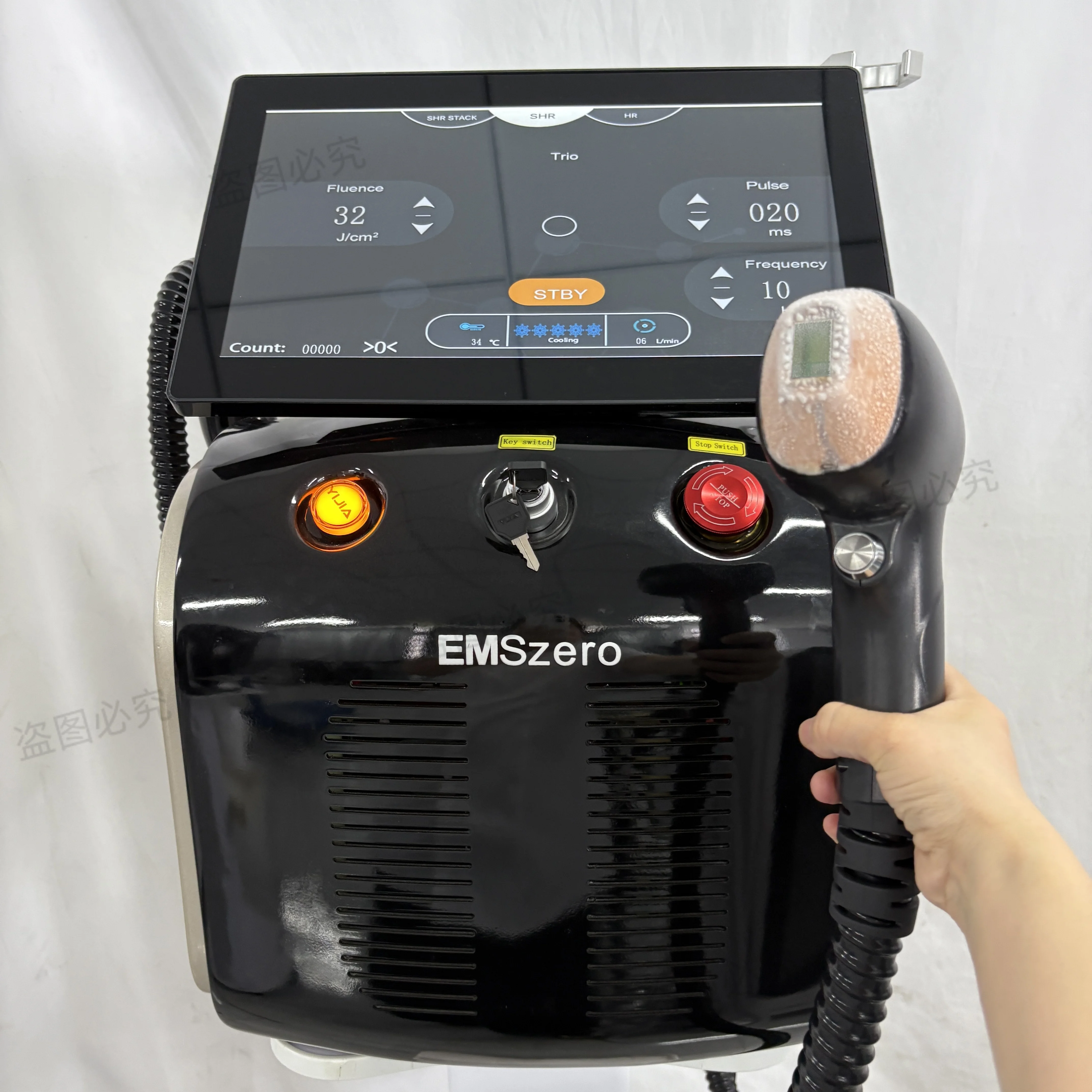 2-in-1-Diodenlaser-Haarentfernung für Eis, schmerzlos, Alexandrite, Pikosekunden-Laser, Tattooentfernung, Multifunktions-Kühlsystem, Schönheit Image