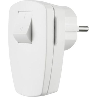 Rev 0512100777 Schutzkontakt-Winkelstecker Kunststoff mit Schalter 250 v Weiß IP20 Image