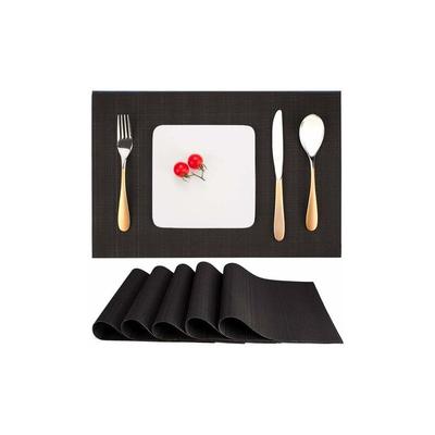 Tigrezy - Tischsets, 6er-Set, waschbare Tischsets, hitzebeständige, rutschfeste, gewebte Image