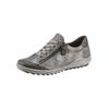 Schnürschuh REMONTE, Damen, Gr. 38, grau, Lederimitat, sportlich, Schuhe