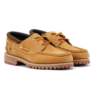 Timberland Authentic Leder Herren Braune Schnürschuhe