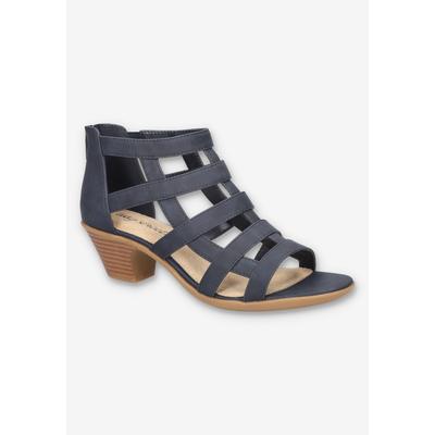 Women's Marg Sandal by Easy Street in Navy (Size 8 M)