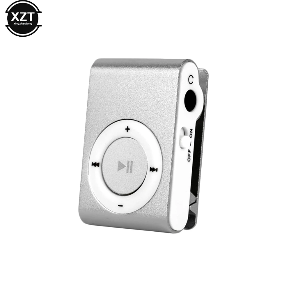 Vendita calda Mini lettore MP3 portatile Clip in metallo Lettori musicali MP3 USB Supporto scheda SD TF Walkman sportivo impermeabile