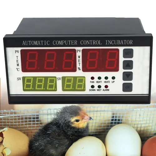 Contrôleur d'incubateur d'œufs numérique intelligent XM-18, capteur multifonctionnel de température