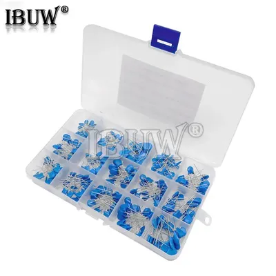 15 Werte * 20 Stück Kondensators atz Hochspannungs-Keramik kondensatoren Sortiment sortierte Kit-Box Image