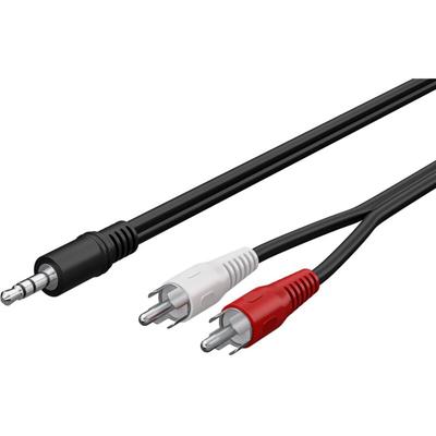 Goobay - Audio Adapterkabel aux, 3,5 mm Klinke zu Stereo Cinch-Stecker, Klinke 3,5 mm Stecker Image