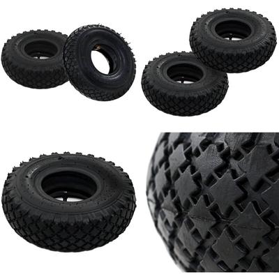 2 Reifen 2 Schläuche 3,00 - 4 260 x 85 für Sackkarren Gummi - Reifen und Schlauch - Reifen und Image