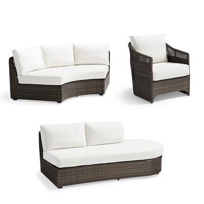 Palma Tailored Furniture Cover - Modular Sofa, Sand - Frontgate