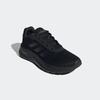 Walkingschuh ADIDAS SPORTSWEAR "CLOUDFOAM COMFY", Gr. 43, schwarz (core schwarz, core schwarz, iron metallic), Textil, Synthetik, sportlich, Schuhe