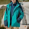 Damen Soft Shell Jacke Wanderjacke Winter Draussen warm Fleece-Futter Windundurchlässig Wasserdicht 3-in-1-Jacke Vliesjacken Windbreaker-Jacke Reisen Hellrosa Schwarz Weiß Gelb Rosa