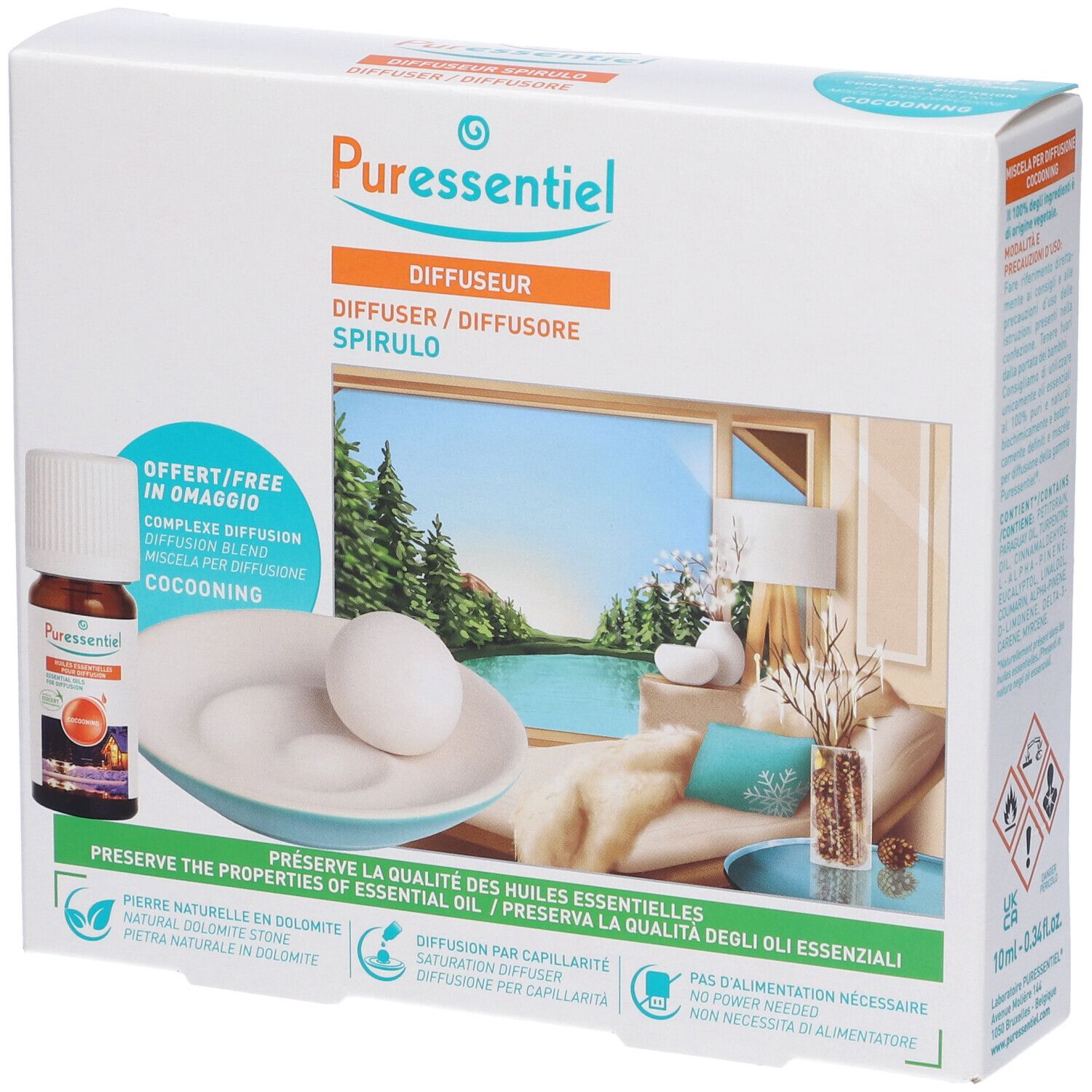 Diffusore Spirulo Cocooning 1 pz Set