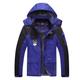 Per uomo Giacca softshell Giacca da escursionismo Giacca in pile da escursionismo Inverno All'aperto Blocco di colori Calore Termico Fodera in Pile Antivento Resistente all'Acqua Giacca a vento