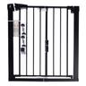 Height 76 cm, width 75 to 82 cm TIAKI Black Dog Gate