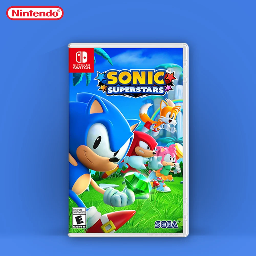 SONIC SUPERSTARS Giochi per Nintendo Switch Supporto per schede di gioco fisico 1-4 giocatori Gioco multiplayer per generazione di feste per console Switch
