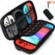 Custodia da trasporto per Nintendo Switch e Switch modello OLED, custodia rigida portatile borsa da gioco per il trasporto di accessori per interruttori