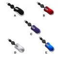 Mouse per computer a 3 pulsanti Mini cavo USB retrattile a mano piccola cablato Mouse da gioco scalabili regolabili per ufficio per bambini