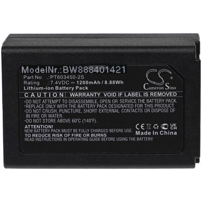 vhbw Akku Ersatz für CEM PT603450-2S für Messgerät (1.200mAh, 7,4V, Li-Ion) Image
